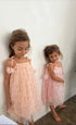 Celia dress in Peach
